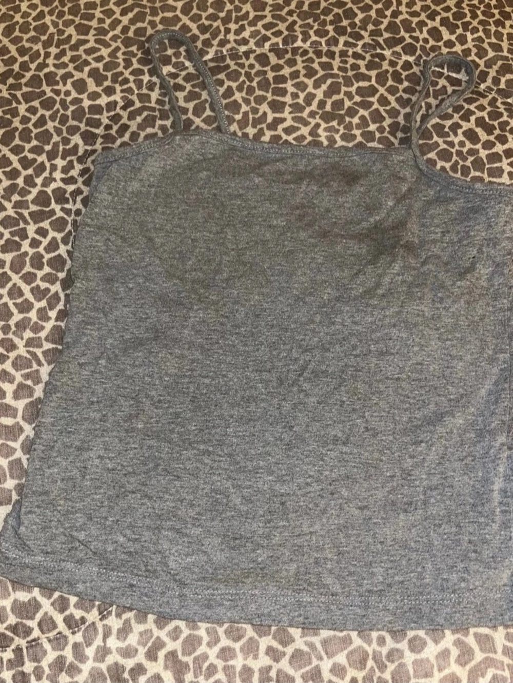 Gray Strappy Camisole Like New